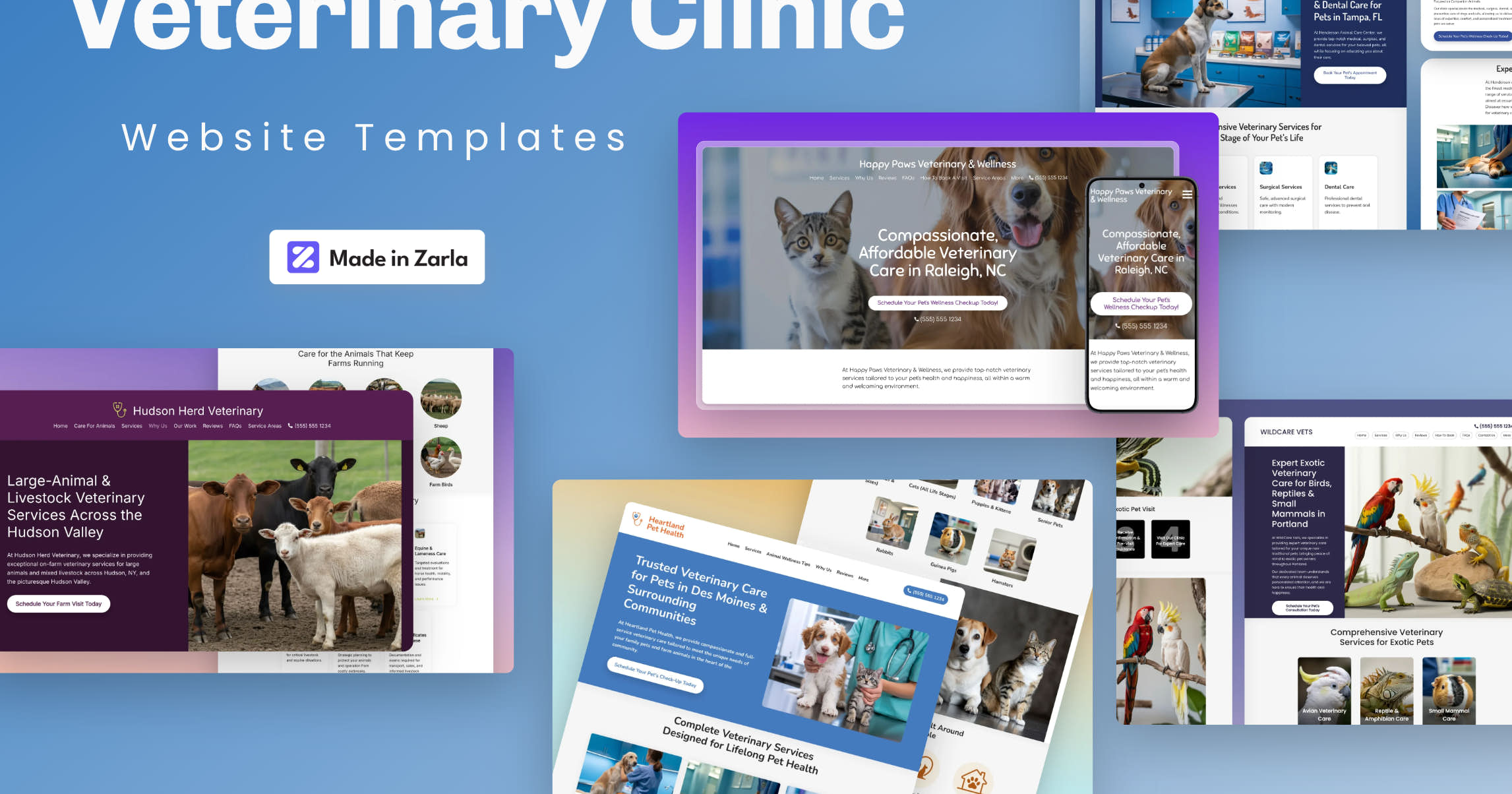 Veterinary Website Templates & Designs Animal Care Templates Zarla