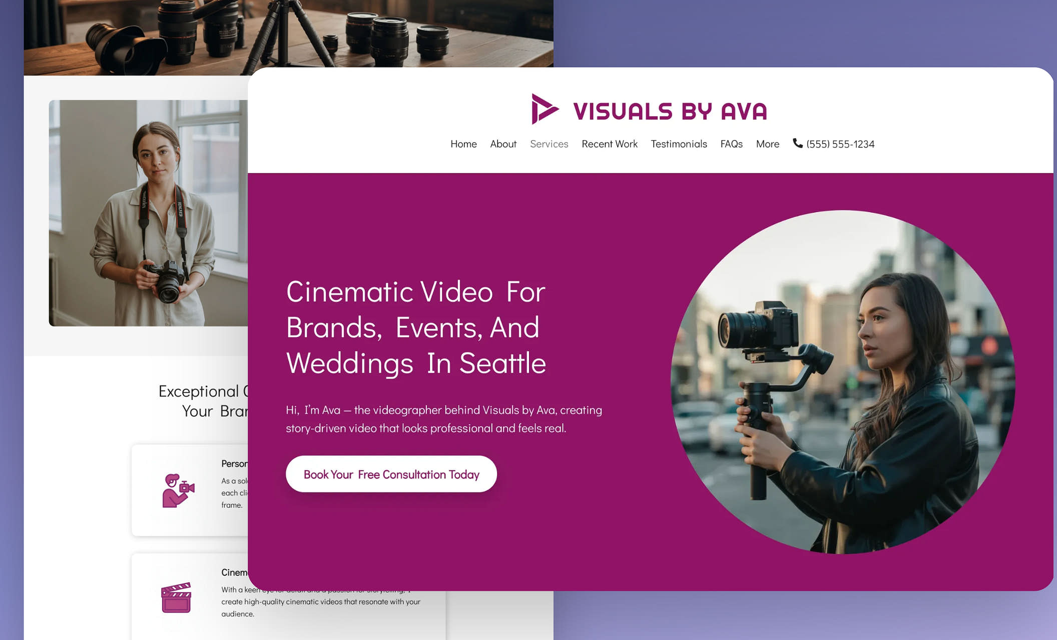 Best Video Production Website Templates Zarla