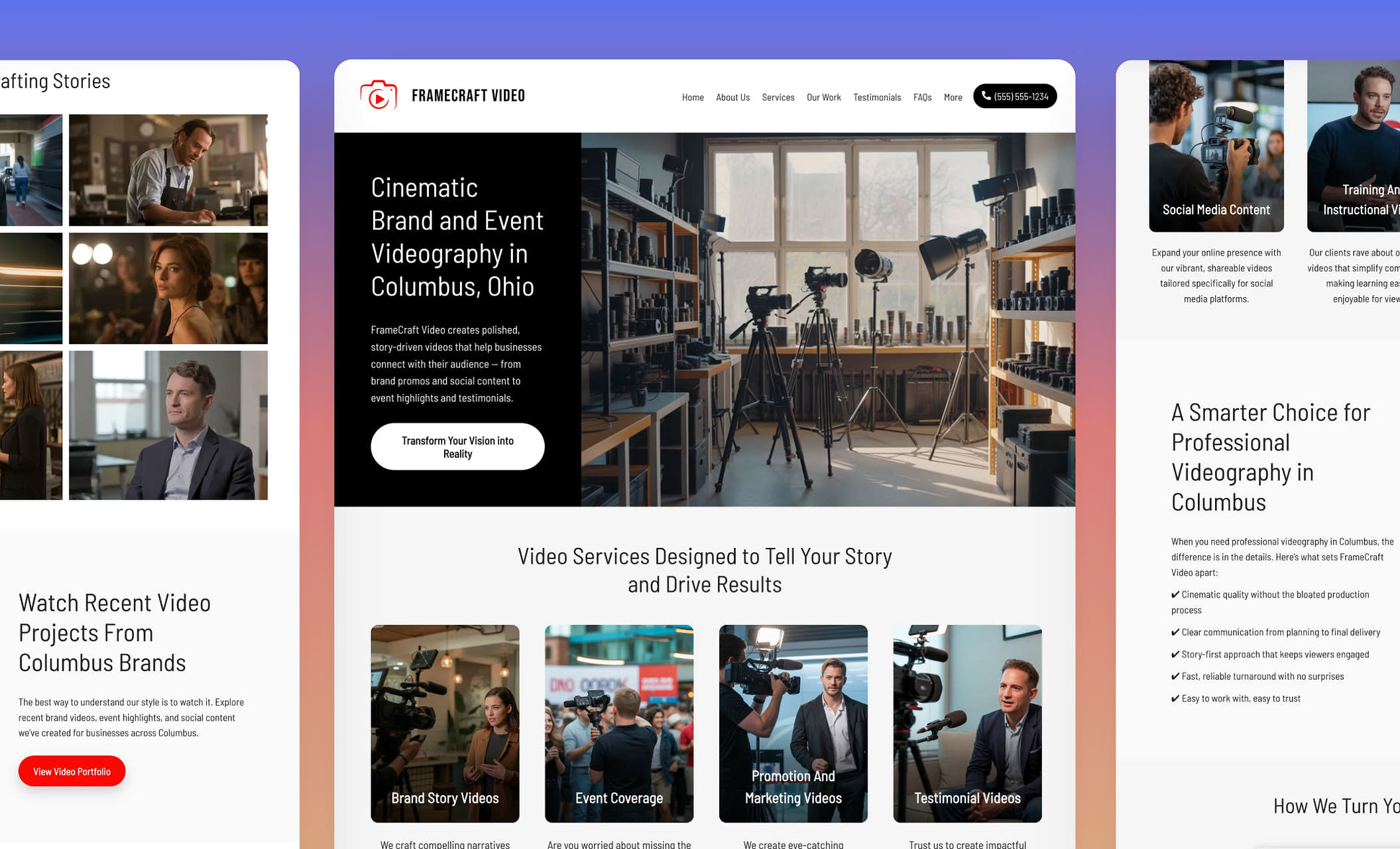 Best Video Production Website Templates Zarla