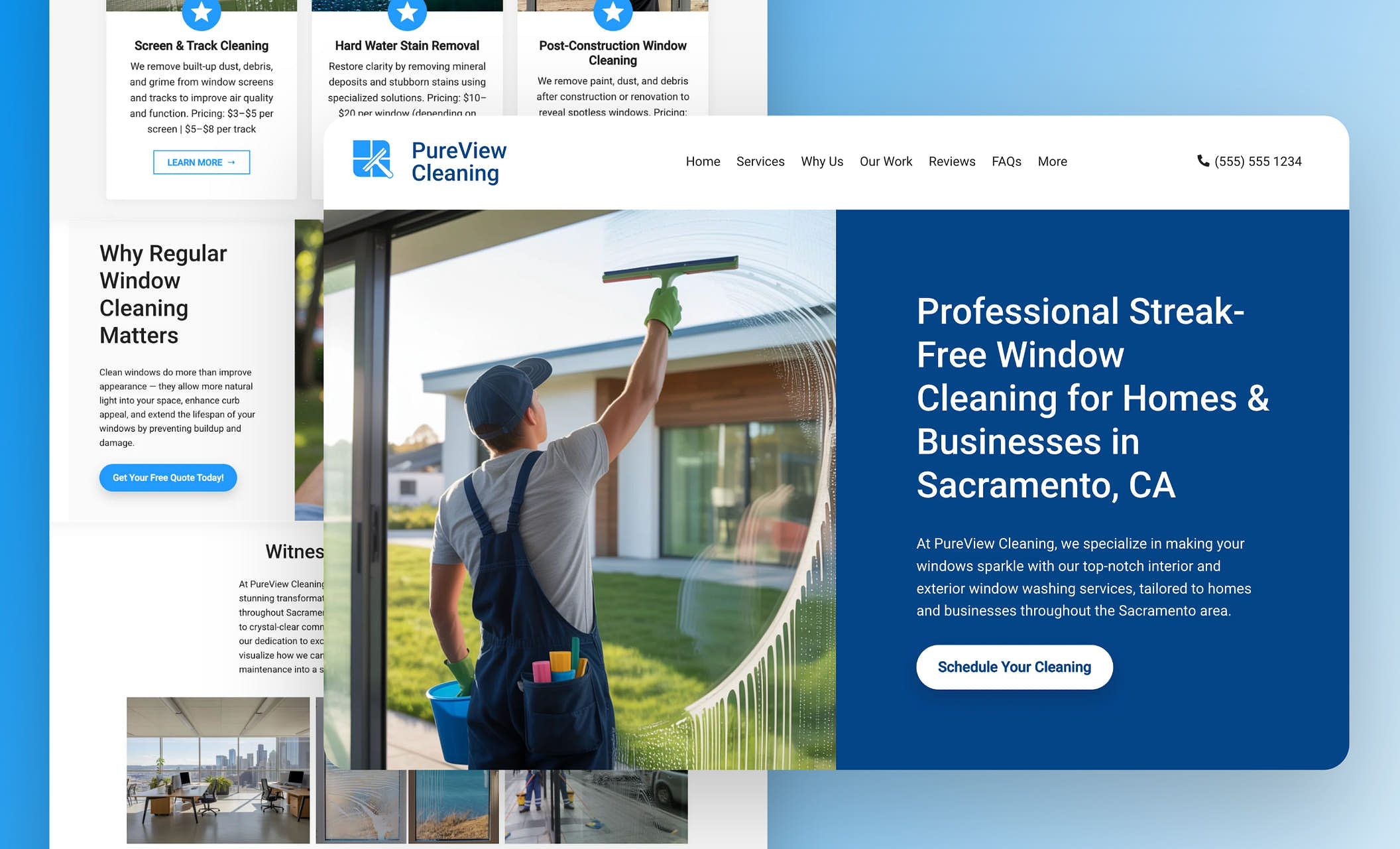 Best Window Cleaning Website Templates Templates for Window Cleaners