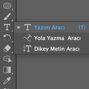 Yazım aracını seçin.