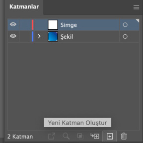 Yeni bir katman oluşturun.