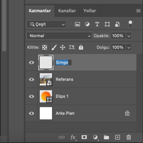 Yeni bir katman oluşturun.