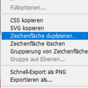 Erstellen Sie eine neue Zeichenfläche.