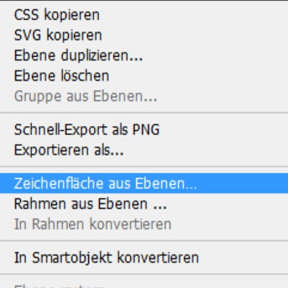 Richten Sie Zeichenflächen ein.